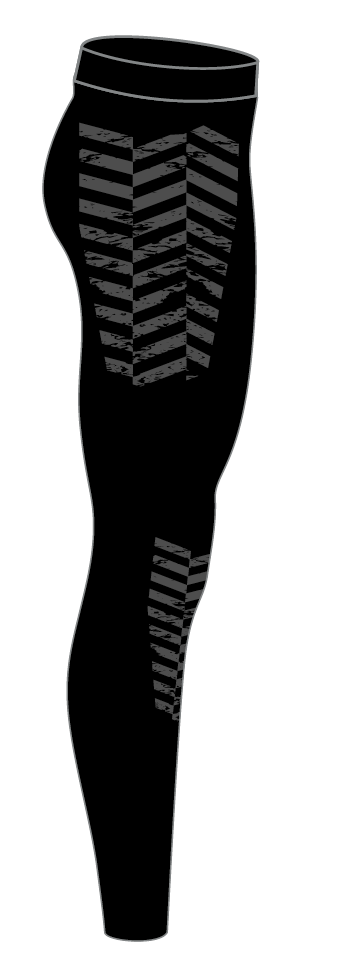 Pantalon compression avec Silicone Noir