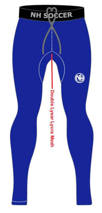 Pantalon compression BLEU ROYAL
