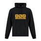 Hoodie Soccer Action Black Gold