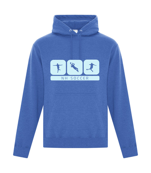 Hoodie Soccer Action   ROYAL HEATER  BLUE SKY