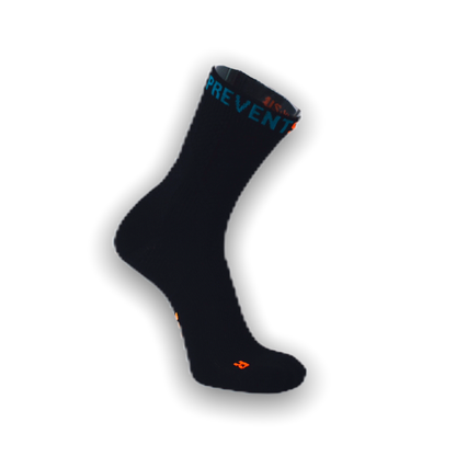 PREVENT SPRAIN Black Calf Socks
